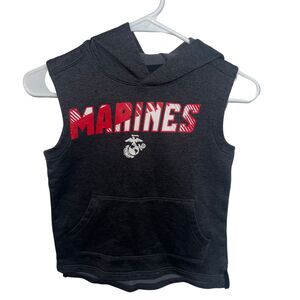 under armour marines sleeveless hoodie